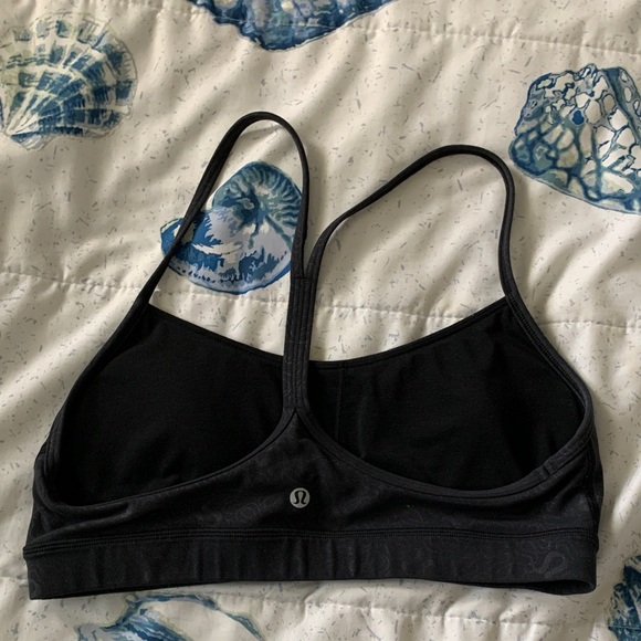 lululemon athletica Black Flow Y Nulu Bra size 10 - Picture 5 of 7